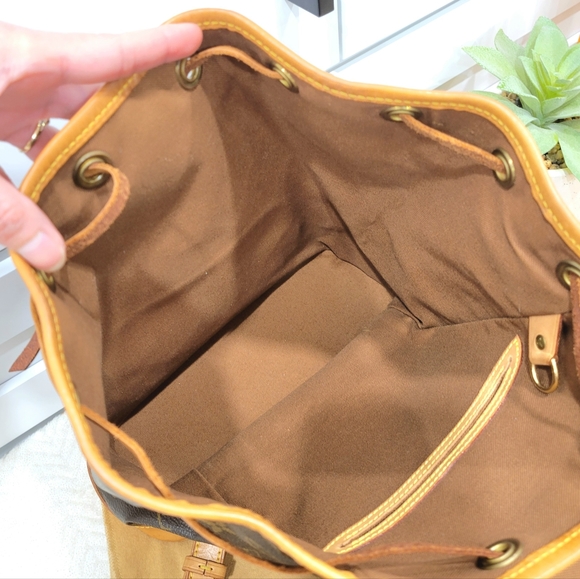 💕DISCONTINUED Very Rare Backpack LOUIS VUITTON Montsouris MM Monogram - Picture 14 of 16